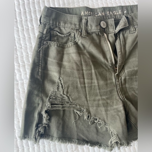 American Eagle Highest Rise Mom Short Sz 0 - Picture 4 of 7